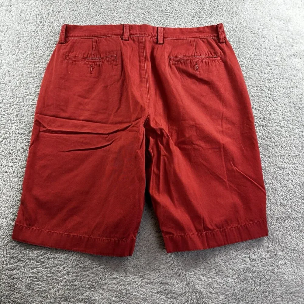 J.Crew Factory Rivington Shorts‎ Mens 34 Red Chino 11